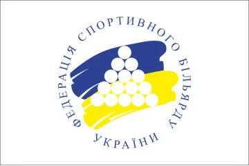 Флаг федерации спортивного бильярда Украины