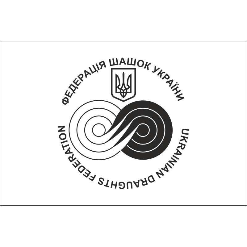 Прапор федерації шашок України Прапор федерації шашок України