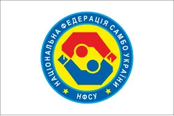 Флаг федерации самбо Украины Флаг федерации самбо Украины