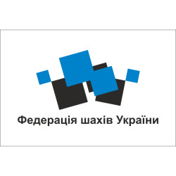Флаг федерации шахмат Украины Флаг федерации шахмат Украины