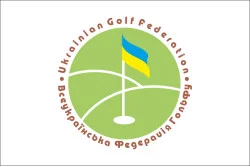 Флаг федерации гольфа Украины