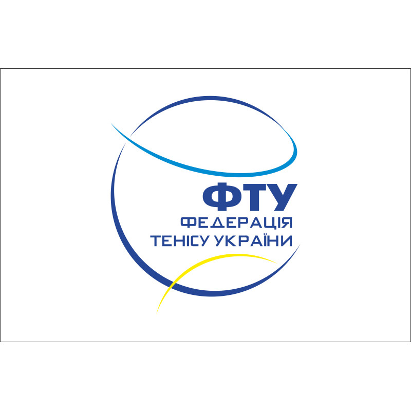 Флаг федерации тенниса Украины Флаг федерации тенниса Украины