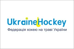 Флаг федерации хоккея на траве Украины