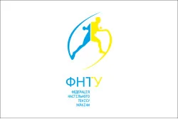 Флаг федерации настольного тенниса Украины
