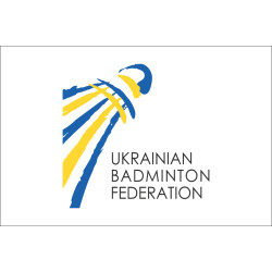 Флаг федерации бадминтона Украины. Вариант-02 Флаг федерации бадминтона Украины. Вариант-02