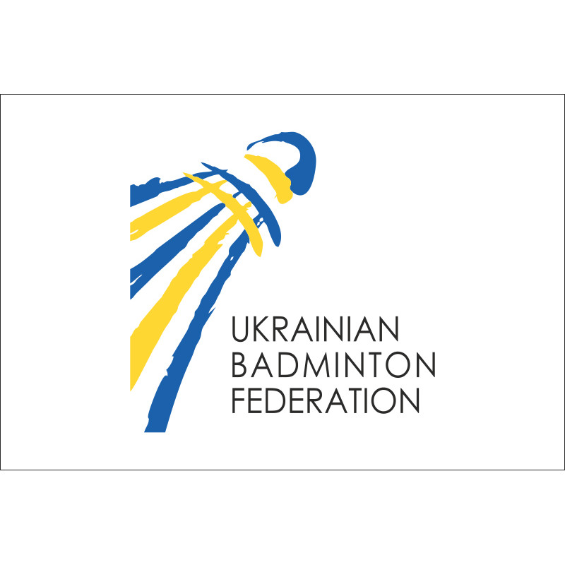 Флаг федерации бадминтона Украины. Вариант-02 Флаг федерации бадминтона Украины. Вариант-02