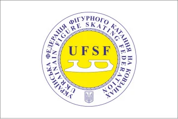 Прапор федерації фігурного катання на ковзанах України