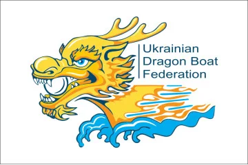 Прапор федерації України з веслування на човнах Дракон