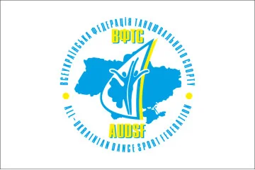 Прапор федерації танцювального спорту України