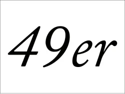 Флаг класса гоночных яхт «49er» Флаг класса гоночных яхт «49er»