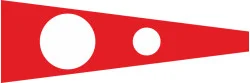 Флаг МСС (НАТО). Сигнальный флаг «Course Pennant (CORPEN)» Флаг МСС (НАТО). Сигнальный флаг «Course Pennant (CORPEN)»