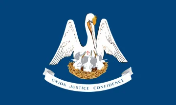 Прапор штату Луїзіана США Прапор штату Луїзіана США