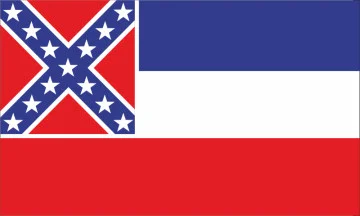 Флаг штата Миссисипи США (старый вариант) Флаг штата Миссисипи США (старый вариант)