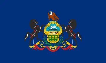 Флаг штата Пенсильвания США Флаг штата Пенсильвания США