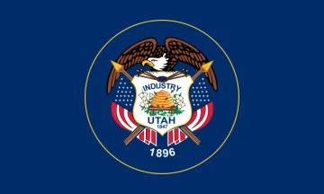 Флаг штата Юта США Флаг штата Юта США