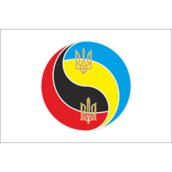 Флаг Украины «Инь-Янь». Вариант-01