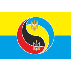 Флаг Украины «Инь-Янь». Вариант-02