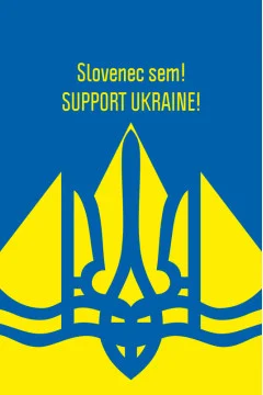 Флаг «Я словенец! Поддержите Украину!» Флаг «Я словенец! Поддержите Украину!»