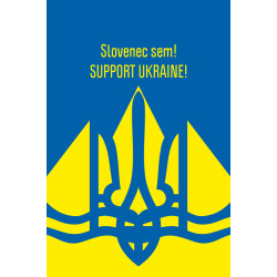 Флаг «Я словенец! Поддержите Украину!» Флаг «Я словенец! Поддержите Украину!»