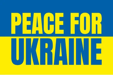 Флаг Украины «Peace for Ukraine». Вариант-03 Флаг Украины «Peace for Ukraine». Вариант-03