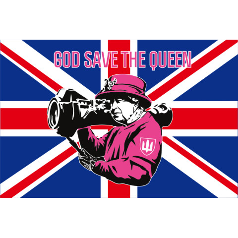 Флаг «God Save the Queen». Вариант-02 Флаг «God Save the Queen». Вариант-02