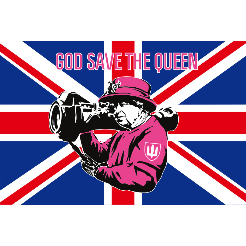 Флаг «God Save the Queen». Вариант-02 Флаг «God Save the Queen». Вариант-02