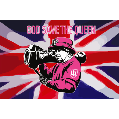 Флаг «God Save the Queen». Вариант-03 Флаг «God Save the Queen». Вариант-03