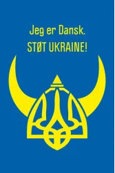 Флаг «Украина-Дания» Флаг «Украина-Дания»