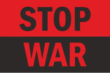 Флаг Украины «Stop Ukraine war». Вариант-09 Флаг Украины «Stop Ukraine war». Вариант-09