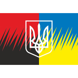 Флаг «Украина - УПА». Вариант-03 Флаг «Украина - УПА». Вариант-03