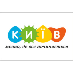 Флаг с логотипом города Киева. Вариант-01