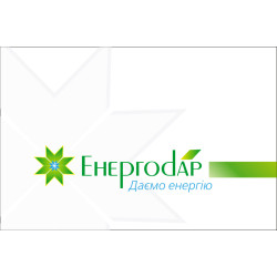 Прапор з логотипом міста Енергодара. Варіант-01 Прапор з логотипом міста Енергодара. Варіант-01