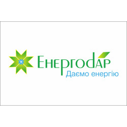 Флаг с логотипом города Энергодара. Вариант-02
