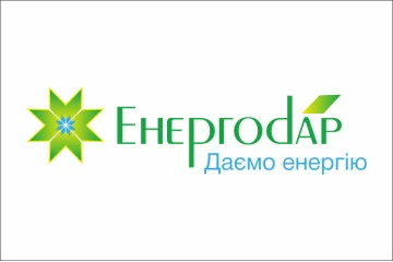 Флаг с логотипом города Энергодара. Вариант-02 Флаг с логотипом города Энергодара. Вариант-02