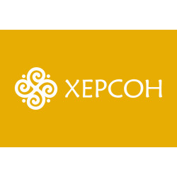 Прапор з логотипом міста Херсона. Варіант-03 Прапор з логотипом міста Херсона. Варіант-03