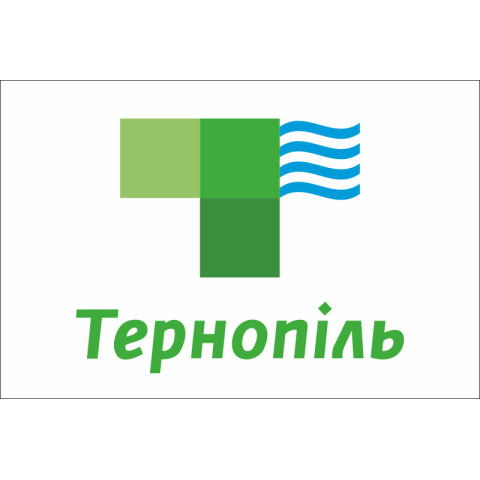 Прапор з логотипом містаТернополя