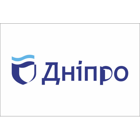 Прапор з логотипом міста Херсона. Варіант-01 Прапор з логотипом міста Херсона. Варіант-01