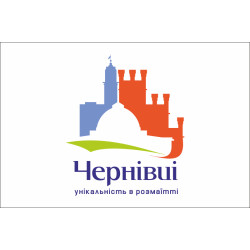 Флаг с логотипом города Черновцов. Вариант-01