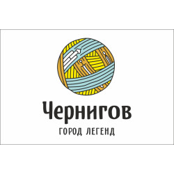 Флаг с логотипом города Чернигова. Вариант-02