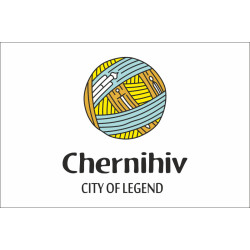 Флаг с логотипом города Чернигова. Вариант-03
