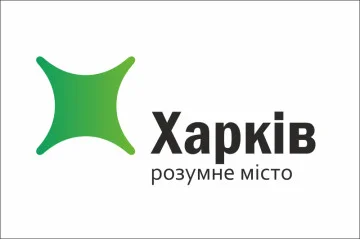 Прапор з логотипом міста Харкова. Варіант-02
