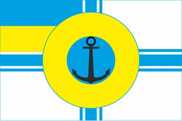 Флаг Морской авиации ВМС Украины. Вариант-01