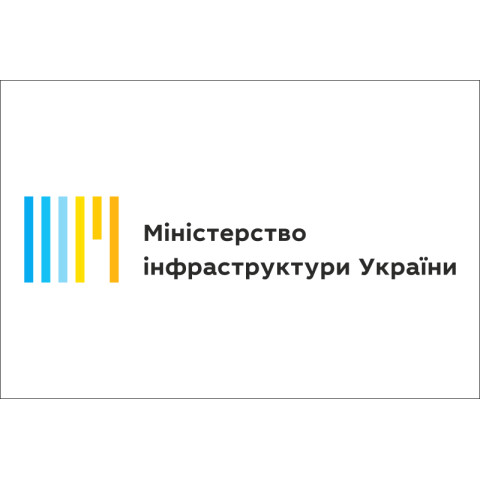 Флаг Министерства инфраструктуры Украины. Вариант-03