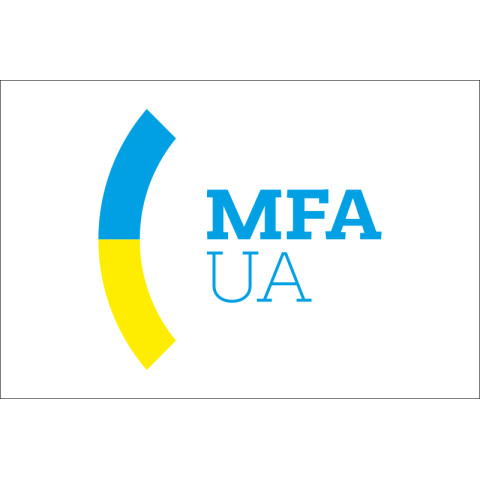 Прапор МЗС (Міністерство закордонних справ) України. Варіант-02 Прапор МЗС (Міністерство закордонних справ) України. Варіант-02
