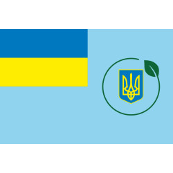 Флаг Министерства защиты окружающей среды и природных ресурсов Украины (Минсреды). Вариант-03 Флаг Министерства защиты окружающей среды и природных ресурсов Украины (Минсреды). Вариант-03