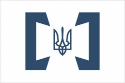 Флаг БЭБ (бюро экономической безопасности) Украины. Вариант-01