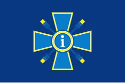Флаг Министерства информационной политики Украины. Вариант-01 Флаг Министерства информационной политики Украины. Вариант-01