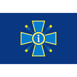 Флаг Министерства информационной политики Украины. Вариант-01 Флаг Министерства информационной политики Украины. Вариант-01