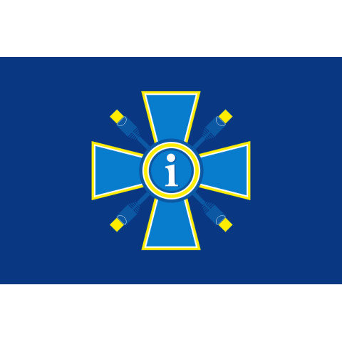 Флаг Министерства информационной политики Украины. Вариант-01 Флаг Министерства информационной политики Украины. Вариант-01