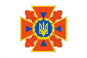 Прапор ДСНС (державна служба України з надзвичайних ситуацій), МНС України (старий варіант-01)